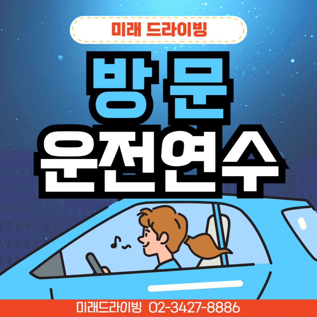 일산운전연수 지역별 실전 코스