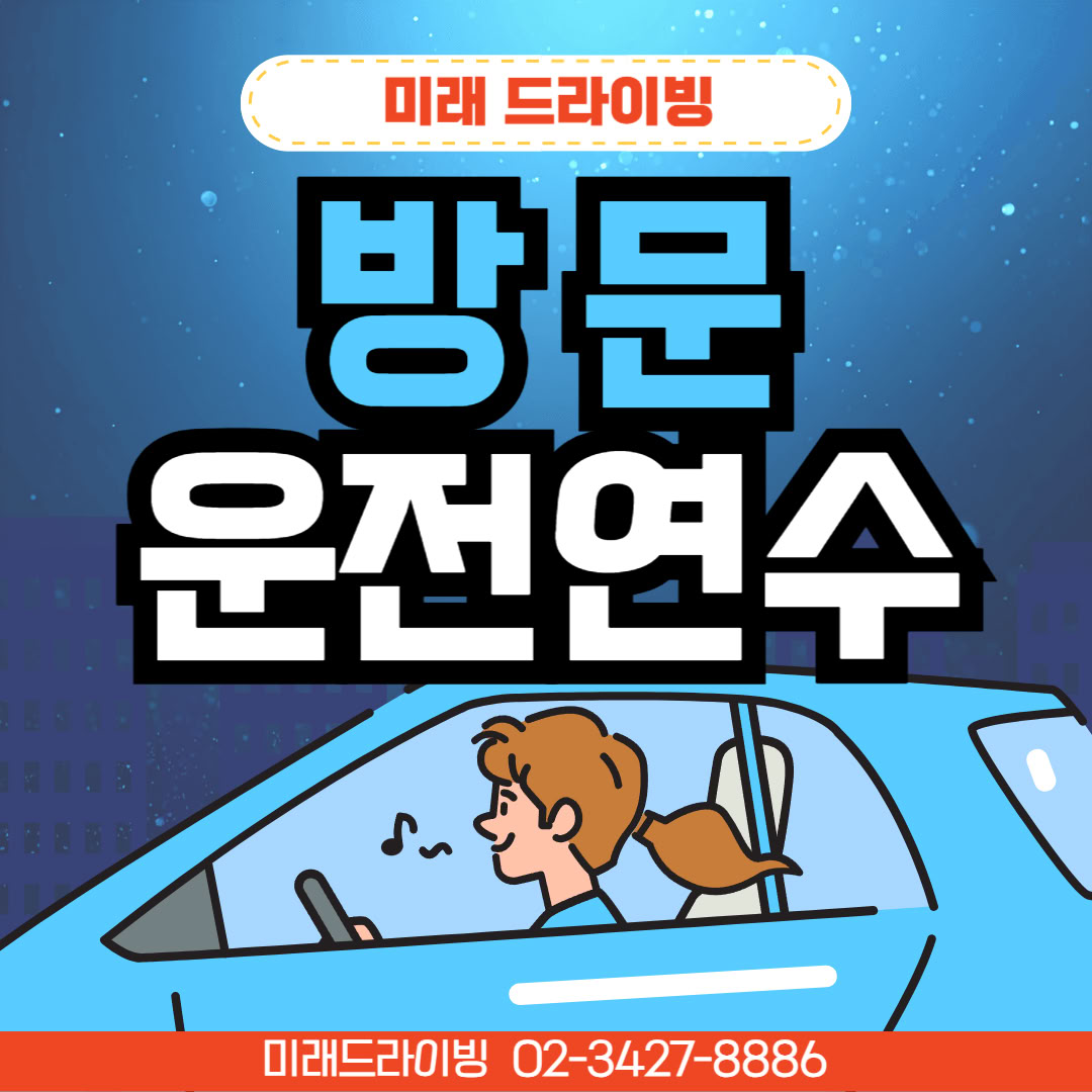 일산운전연수 지역별 실전 코스